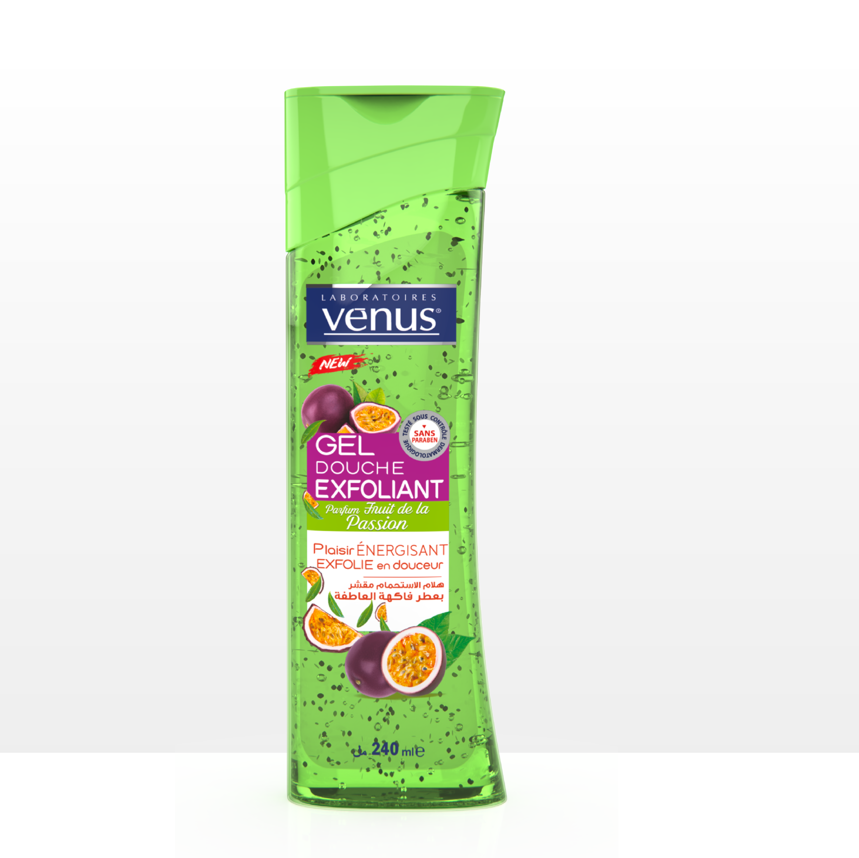 Gel Douche Exfoliant éclaircissant Vitamin C & Collagen - 1L - THE PUREST GLOW - Neuf