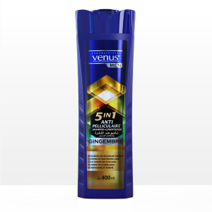 SHAMPOOING ANTIPELLICULAIRE 5EN1 GINGEMBRE -400ML-