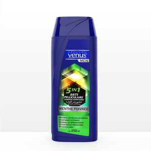 SHAMPOOING ANTIPELLICULAIRE 5EN1 MENTHE POIVRÉE