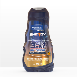 GEL DOUCHE –ENERGY– 3EN1 EXTRAIT DE GINGEMBRE