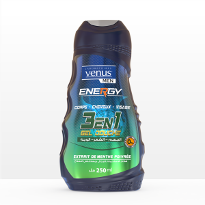 GEL DOUCHE –ENERGY– 3EN1 EXTRAIT DE MENTHE POIVREE