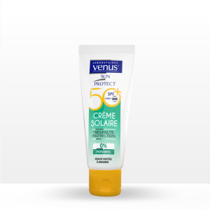 SUN PROTECT UVA/UVB SPF 50+ – PEAUX MIXTES À GRASSES