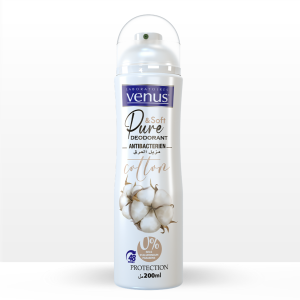 DÉODORANT–PURE & SOFT– ANTIBACTERIEN –COTON