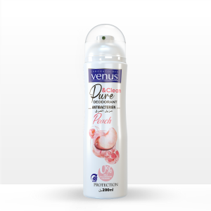 DÉODORANT–PURE & CLEAN– ANTIBACTERIEN –PEACH
